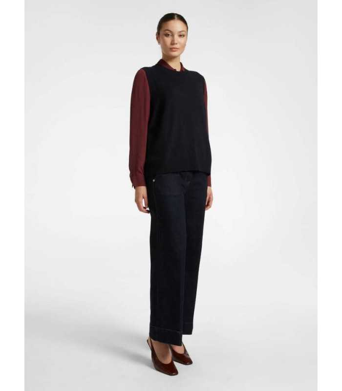 Chaleco Lana Marino Elena Miro Mujer