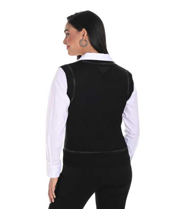 Chaleco Cristales Frank Lyman Mujer