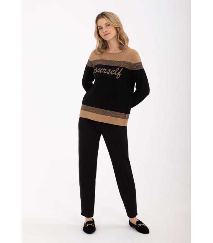 Pantalón Punto Pedrería Anna Mora Mujer