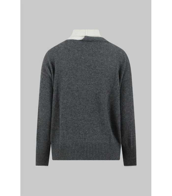 Suéter Lana Antracita Maria Bellentani Mujer