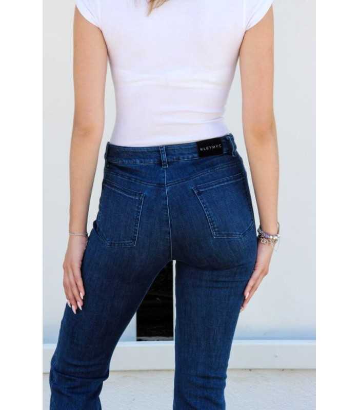 Pantalón Vaquero Azul Kleymac Mujer