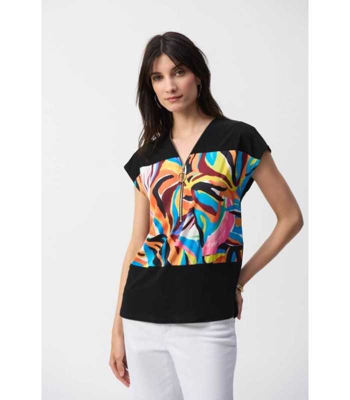 Top Boxy Abstracto Joseph Ribkoff Mujer