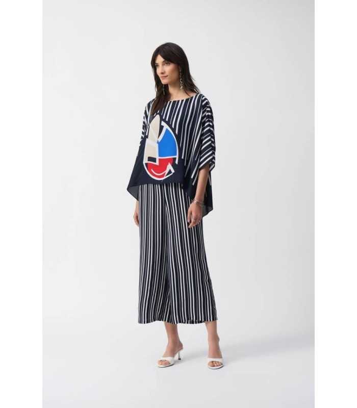 Top Poncho Georgette Joseph Ribkoff Mujer