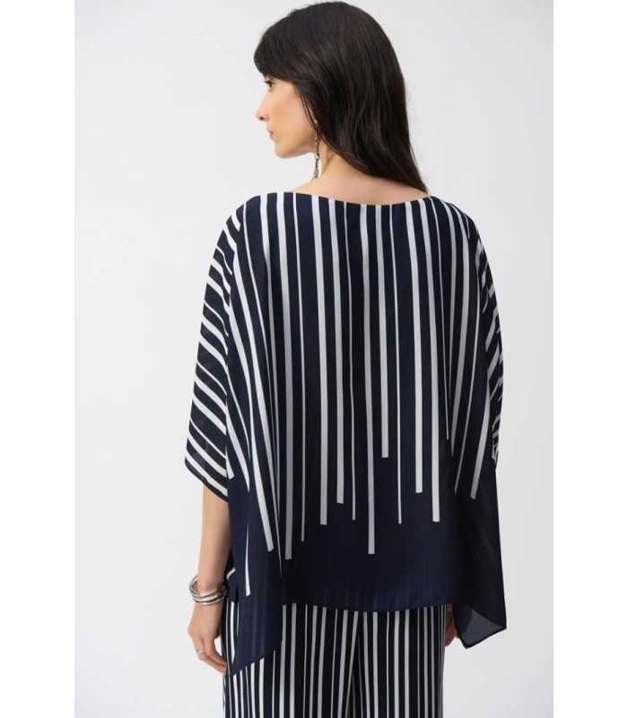 Top Poncho Georgette Joseph Ribkoff Mujer