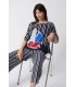 Top Poncho Georgette Joseph Ribkoff Mujer