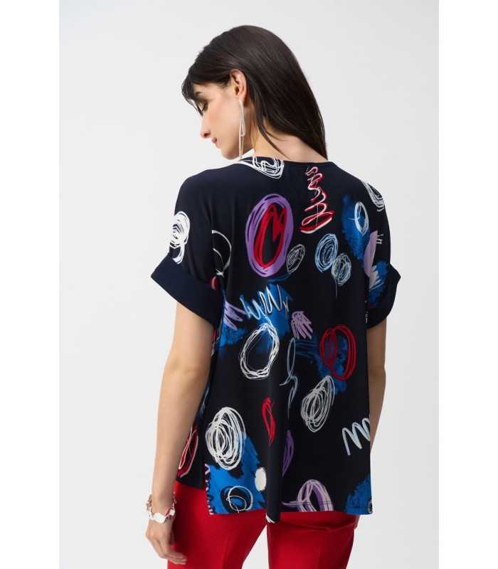Top Estampado Garabatos Joseph Ribkoff Mujer