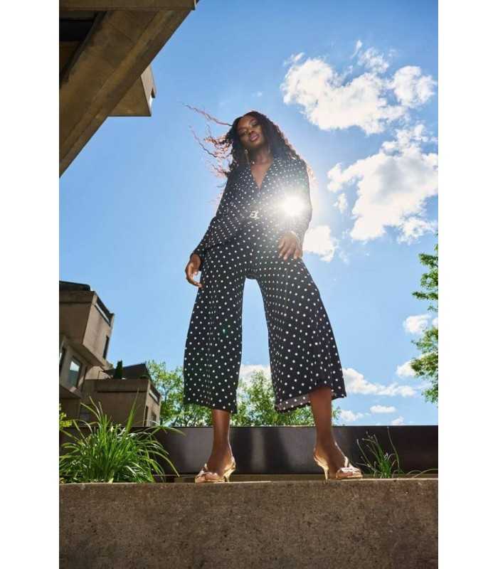 Pantalón Ancho Lunares Joseph Ribkoff Mujer