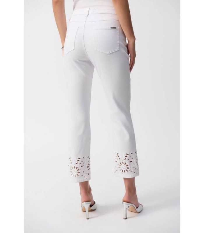 Pantalón Blanco Bordado Joseph Ribkoff Mujer