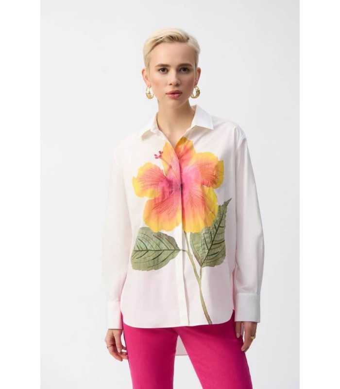 Camisa Algodón Flor Joseph Ribkoff Mujer