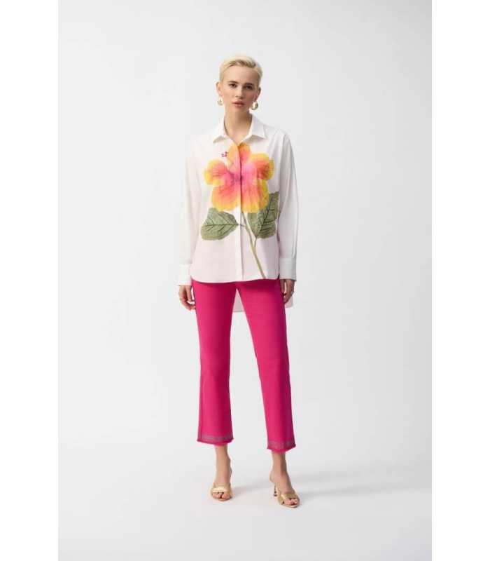 Camisa Algodón Flor Joseph Ribkoff Mujer