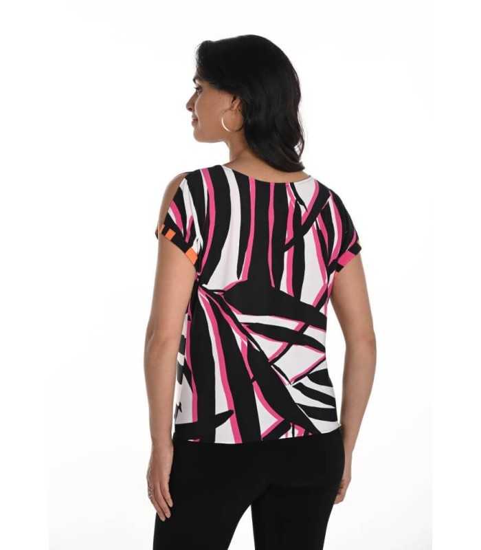 Top Estampado Nudo Frank Lyman Mujer