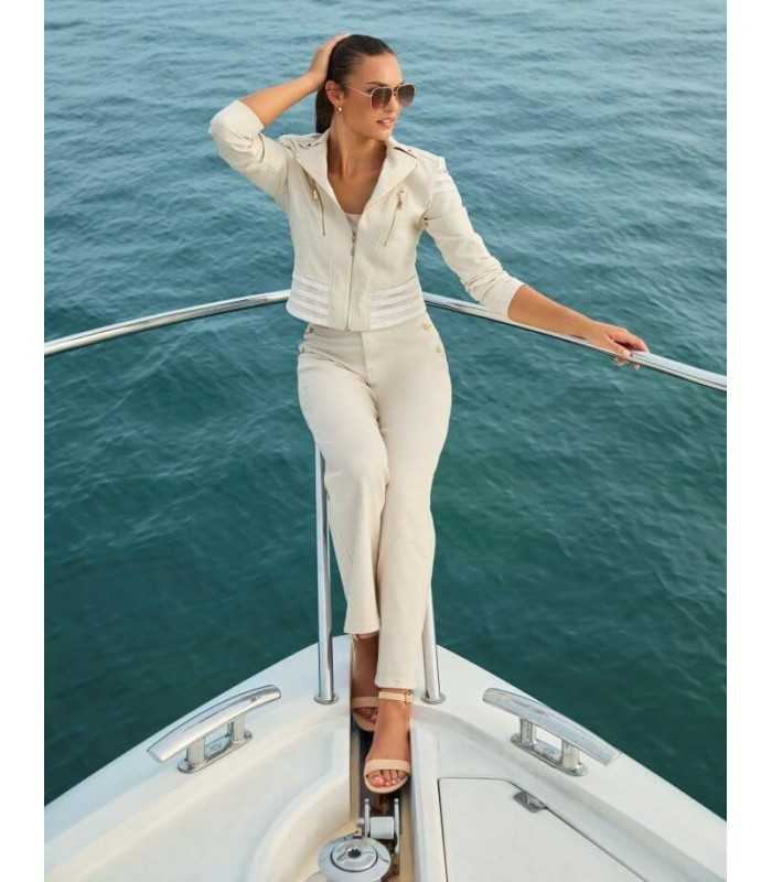 Chaqueta Polipiel Piedra Frank Lyman Mujer