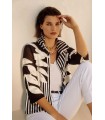 Chaqueta Combinada Estampada Joseph Ribkoff Mujer