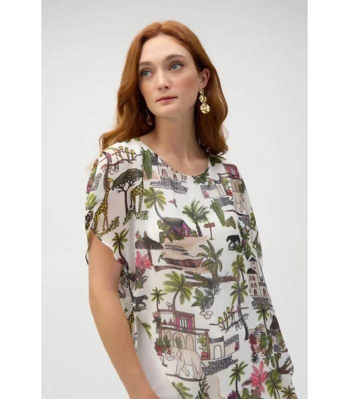 Top Gasa Safari Joseph Ribkoff Mujer