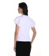 Camiseta Blanca Volantes Frank Lyman Mujer