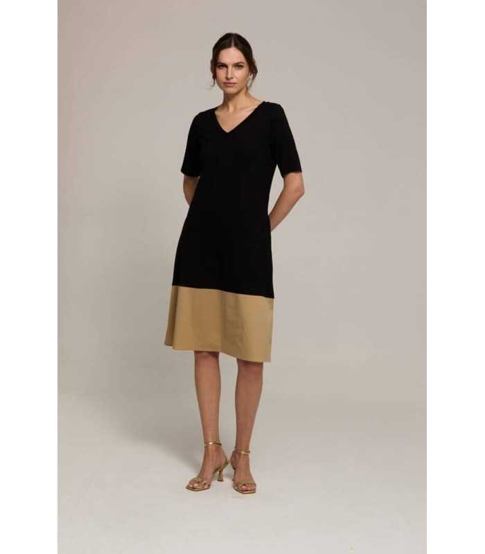 Vestido Bicolor Luis Civit Mujer