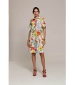 Vestido Estampado Flores Luis Civit Mujer