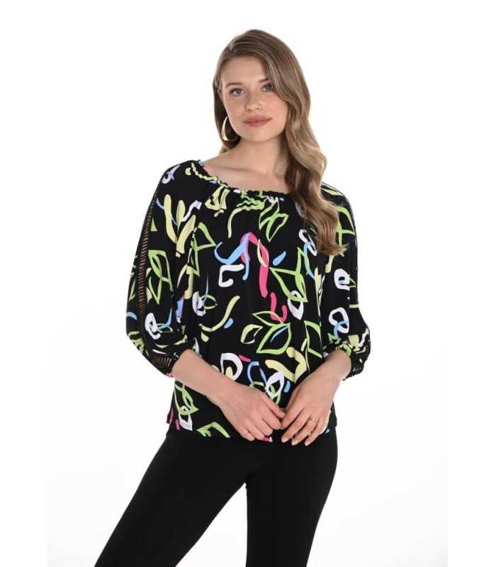 Top Estampado Abstracto Frank Lyman Mujer