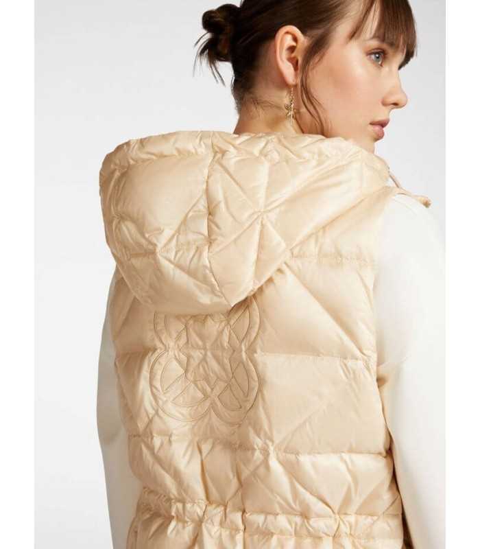 Chaleco Acolchado Beige Elena Miro Mujer