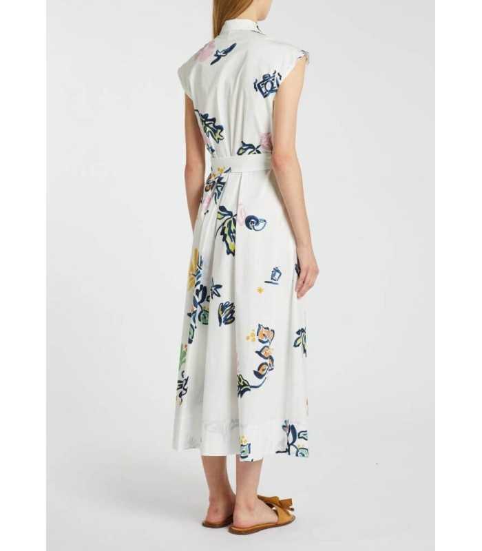 Vestido Algodón Estampado Marella Mujer