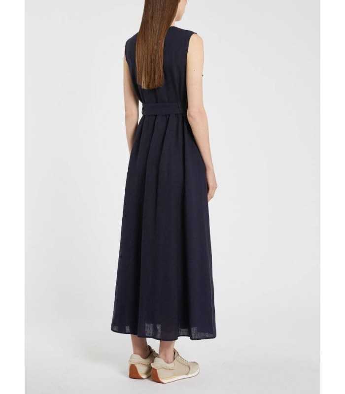 Vestido Lino Marino Marella Mujer