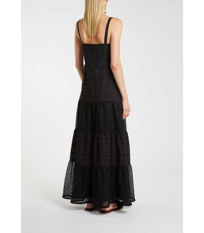 Vestido Blanco Bordado Marella Mujer