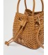 Bolso Camel Revestido Marella Mujer