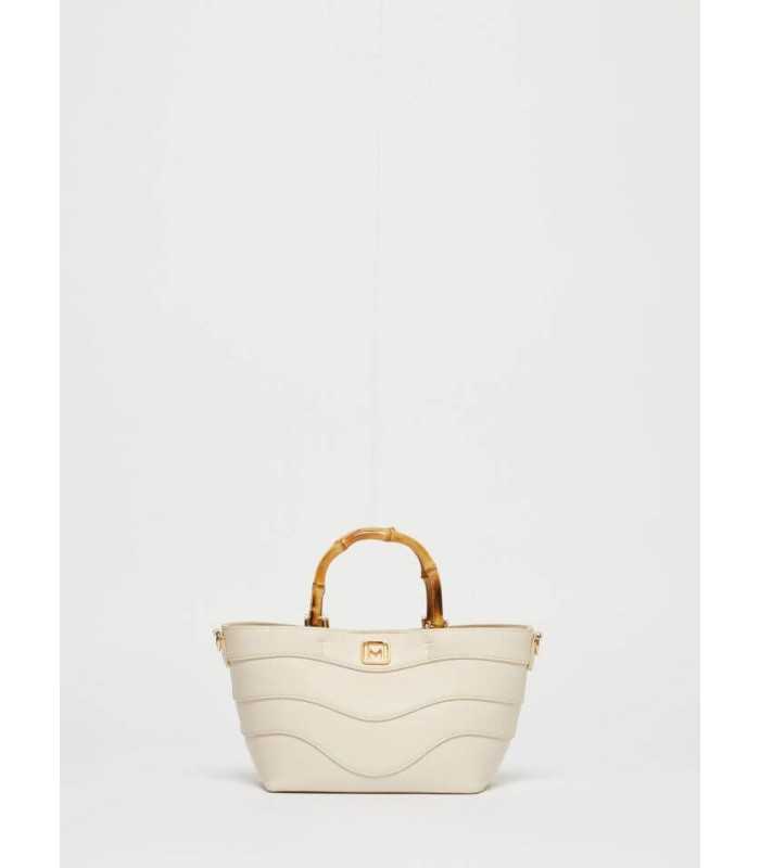 Bolso Shopper Marfil Marella Mujer