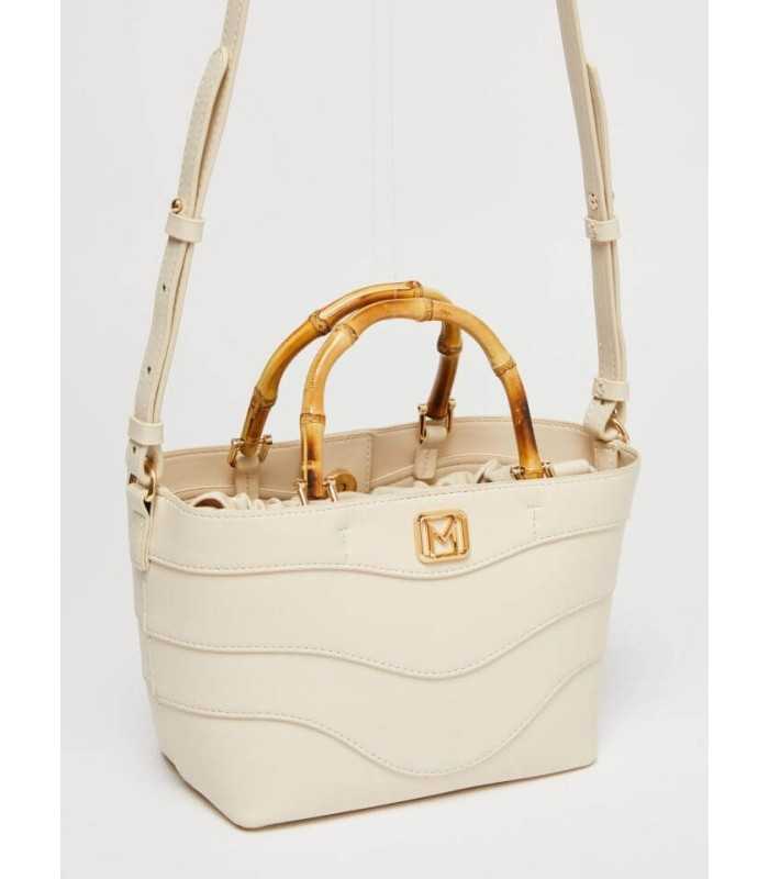 Bolso Shopper Marfil Marella Mujer