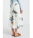 Falda Estampada Flores Marella Mujer