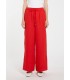 Pantalón Lino Rojo Marella Mujer