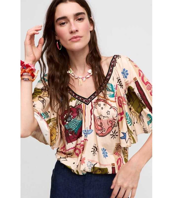 Top Estampado Dibujos Aldo Martins Mujer