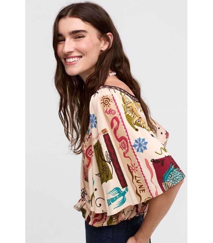 Top Estampado Dibujos Aldo Martins Mujer
