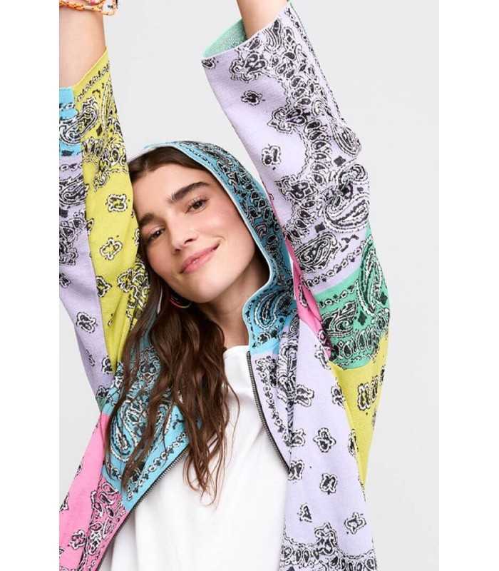 Chaqueta Estampada Multicolor Aldo Martins Mujer