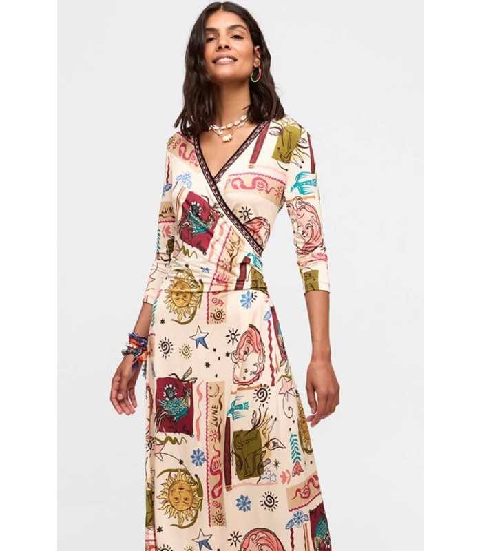 Vestido Largo Punto Aldo Martins Mujer