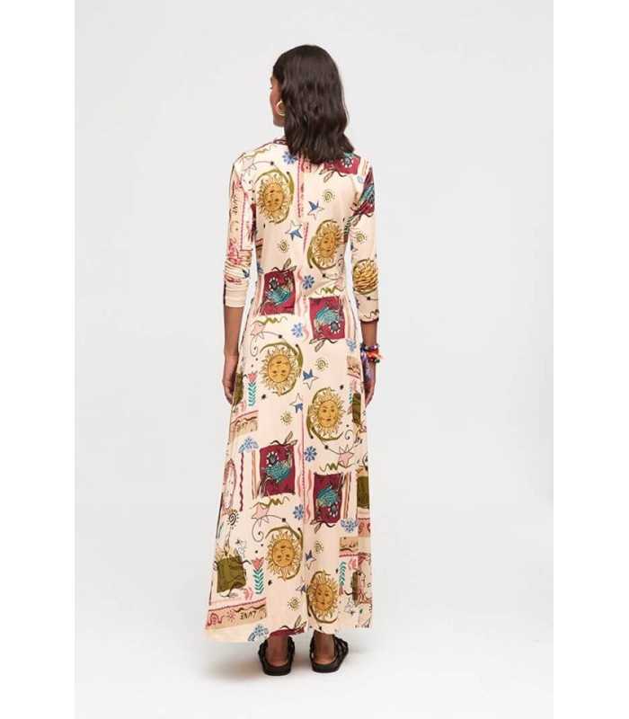 Vestido Largo Punto Aldo Martins Mujer