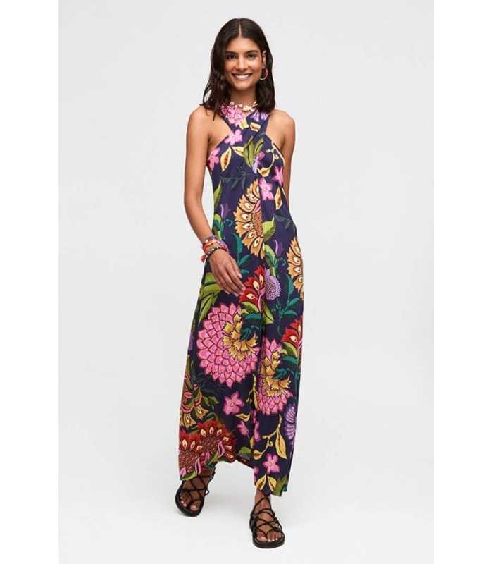 Vestido Escote Cruzado Aldo Martins Mujer