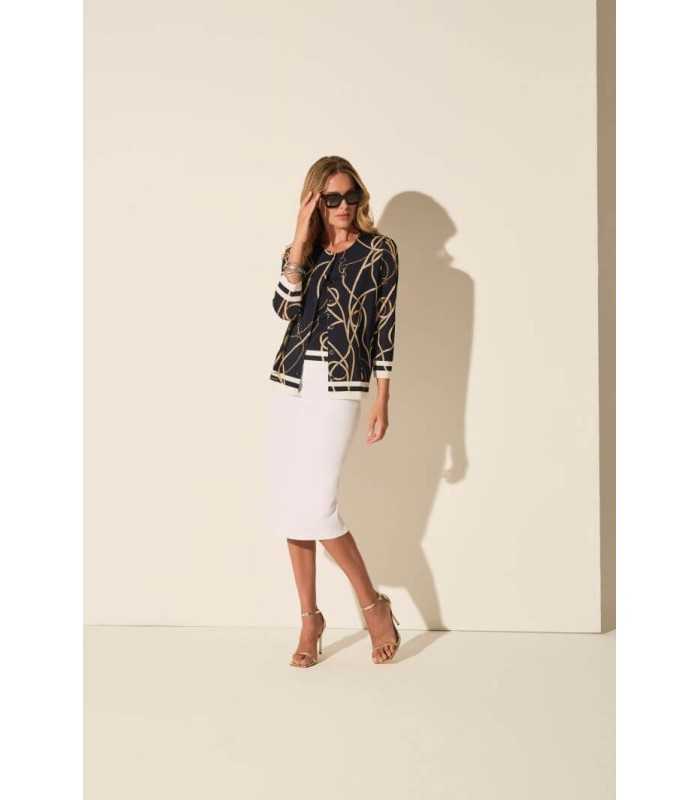 Chaqueta Estampado Cadenas Piero Moretti Mujer