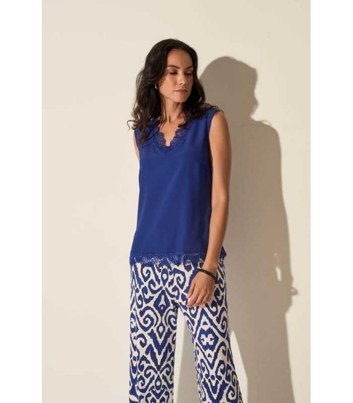 Top Básico Encaje Piero Moretti Mujer