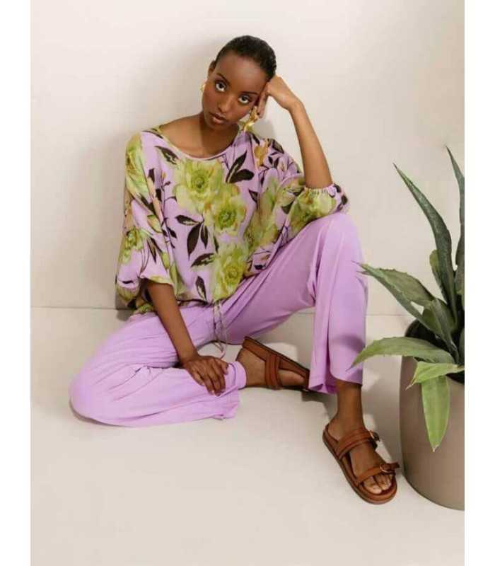 Pantalón Punto Básico Maria Bellentani Mujer