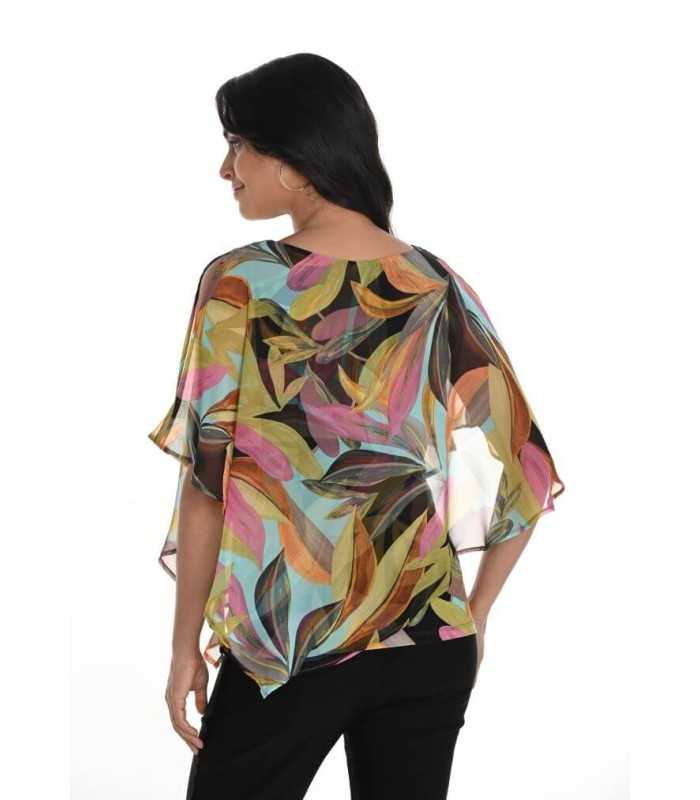 Top Gasa Estampado Frank Lyman Mujer