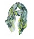Fular Hojas Verdes Noga Mujer
