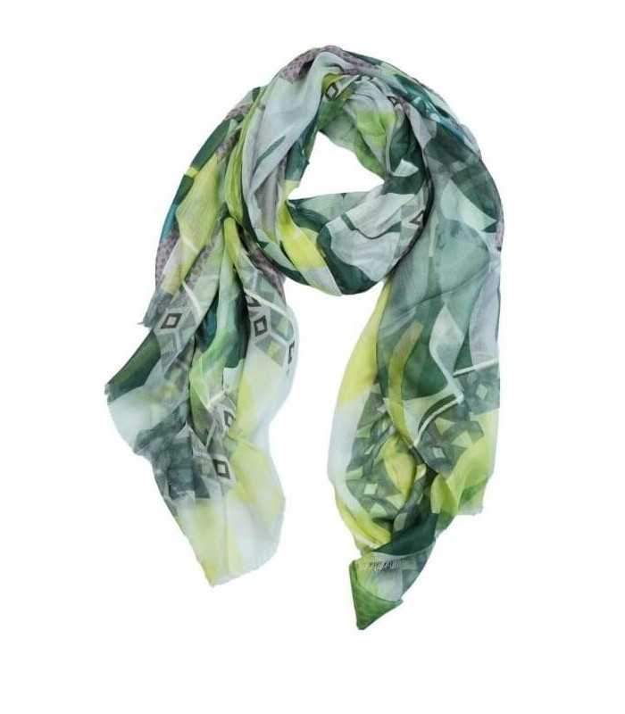 Fular Hojas Verdes Noga Mujer