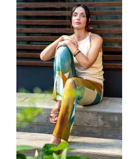 Pantalón Estampado Tierras Trovels Mujer