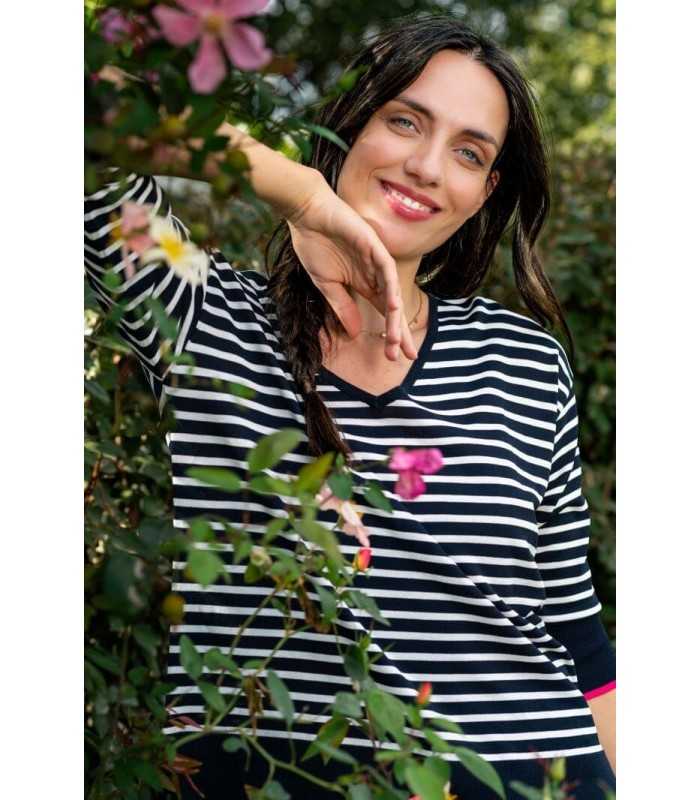 Suéter Rayas Punto Trovels Mujer