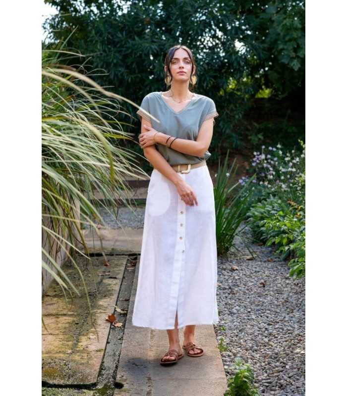 Top Crudo Brillo Trovels Mujer