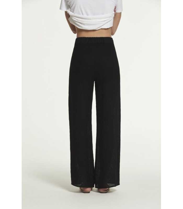 Pantalón Negro Rejilla Oky Mujer
