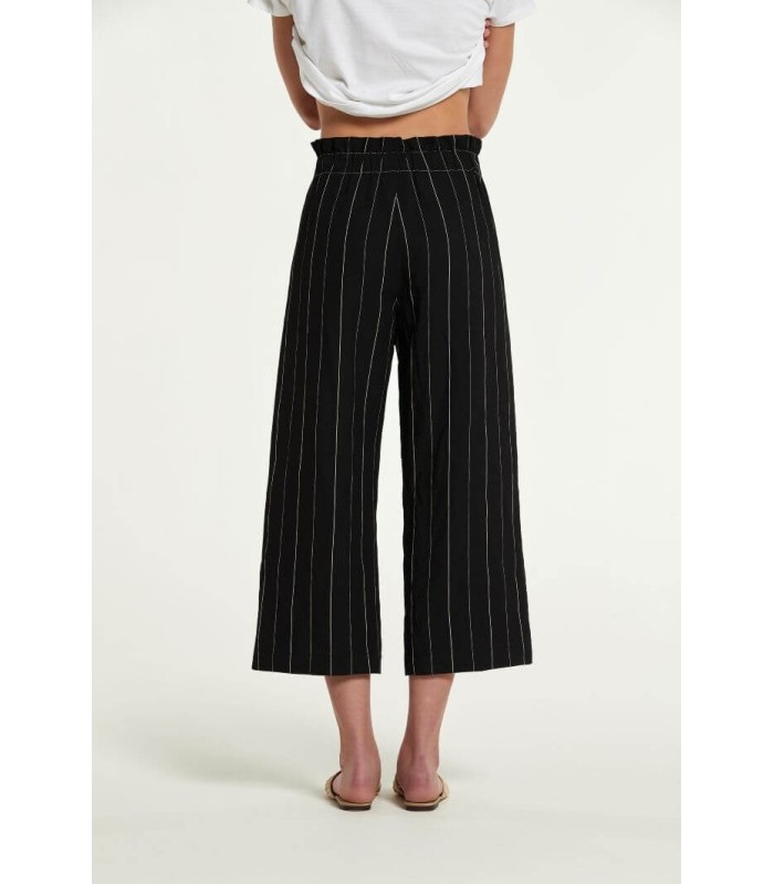 Pantalón Negro Rayas Oky Mujer