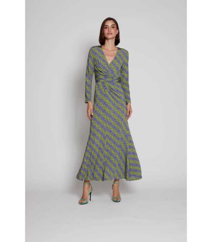 Vestido Estampado Geométrico Moskada