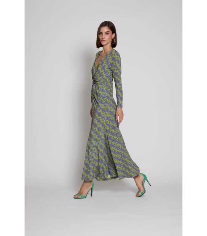 Vestido Estampado Geométrico Moskada